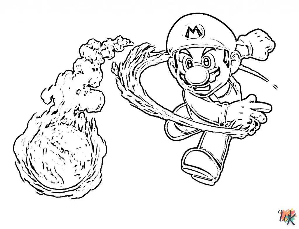 Dibujos para Colorear Super Mario Bros 14
