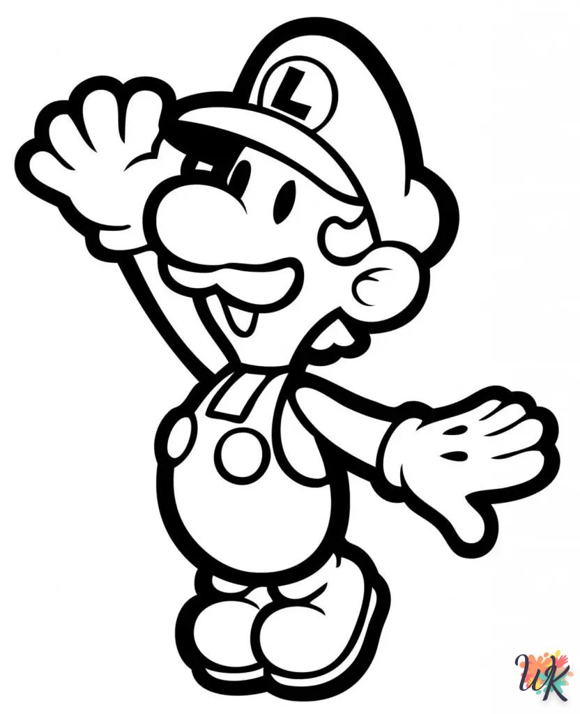 Dibujos para Colorear Super Mario Bros 15