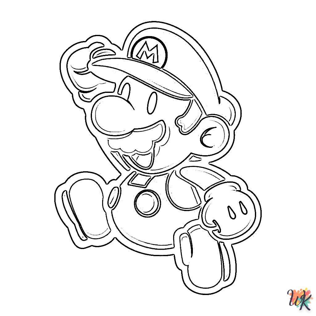 Dibujos para Colorear Super Mario Bros 17