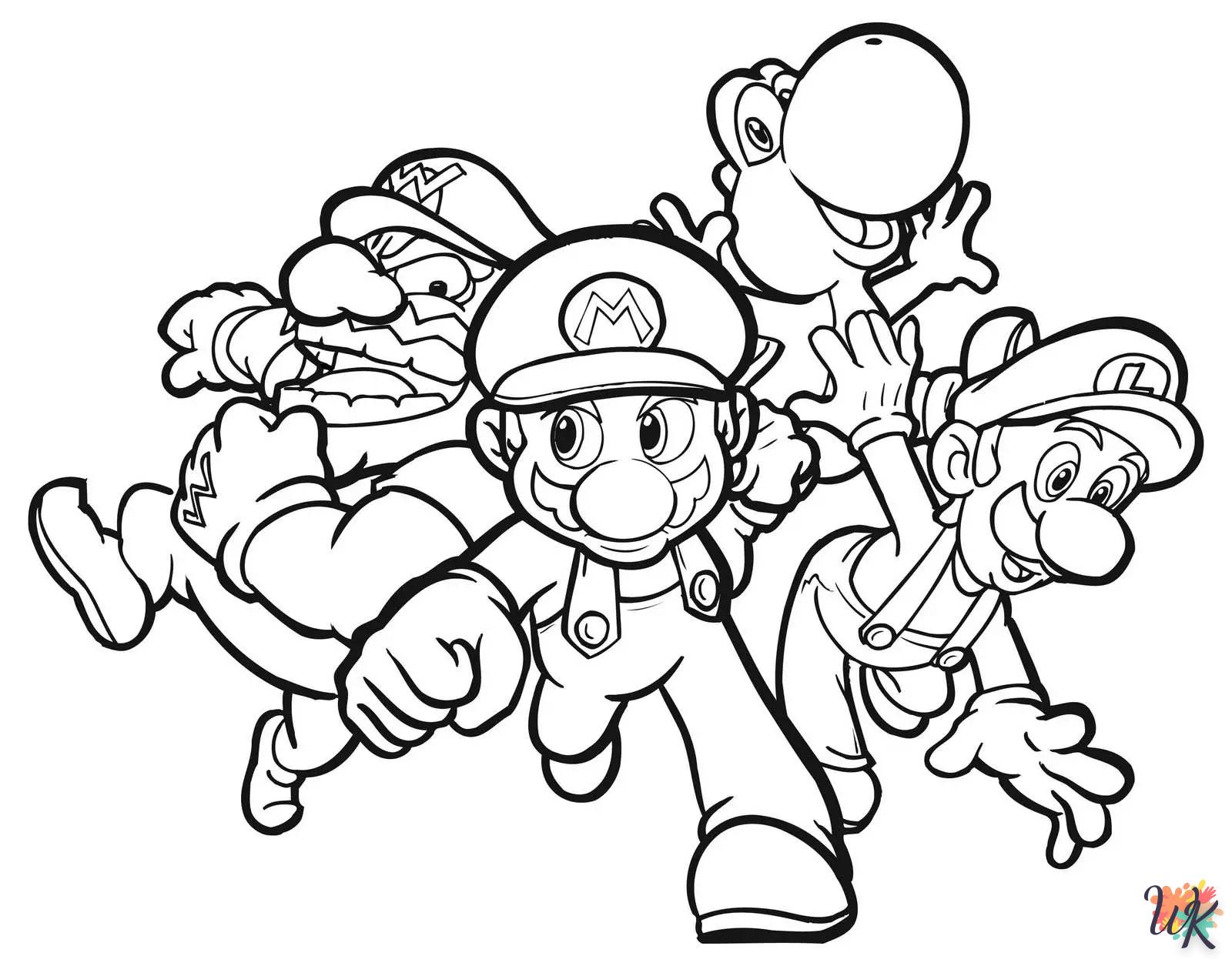 Dibujos para Colorear Super Mario Bros 2