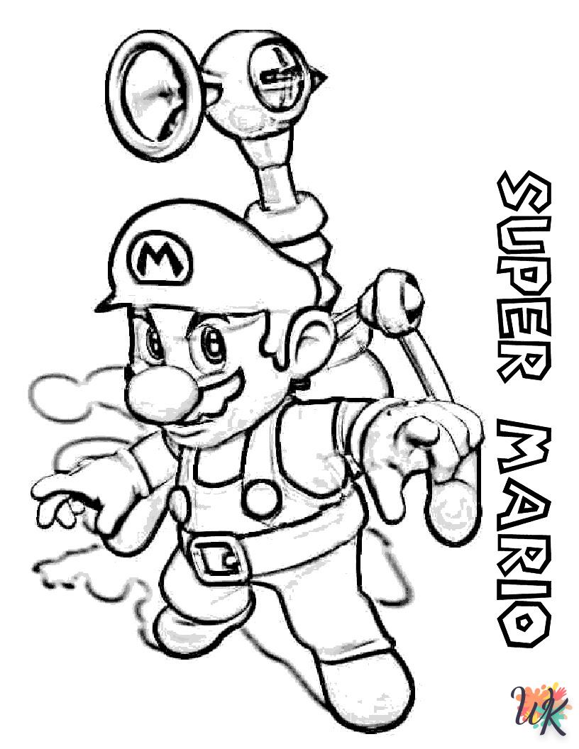 Dibujos para Colorear Super Mario Bros 22