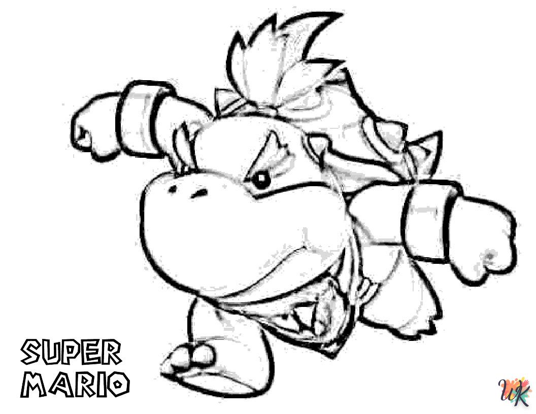 Dibujos para Colorear Super Mario Bros 24