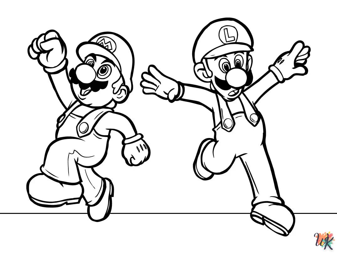 Dibujos para Colorear Super Mario Bros 3