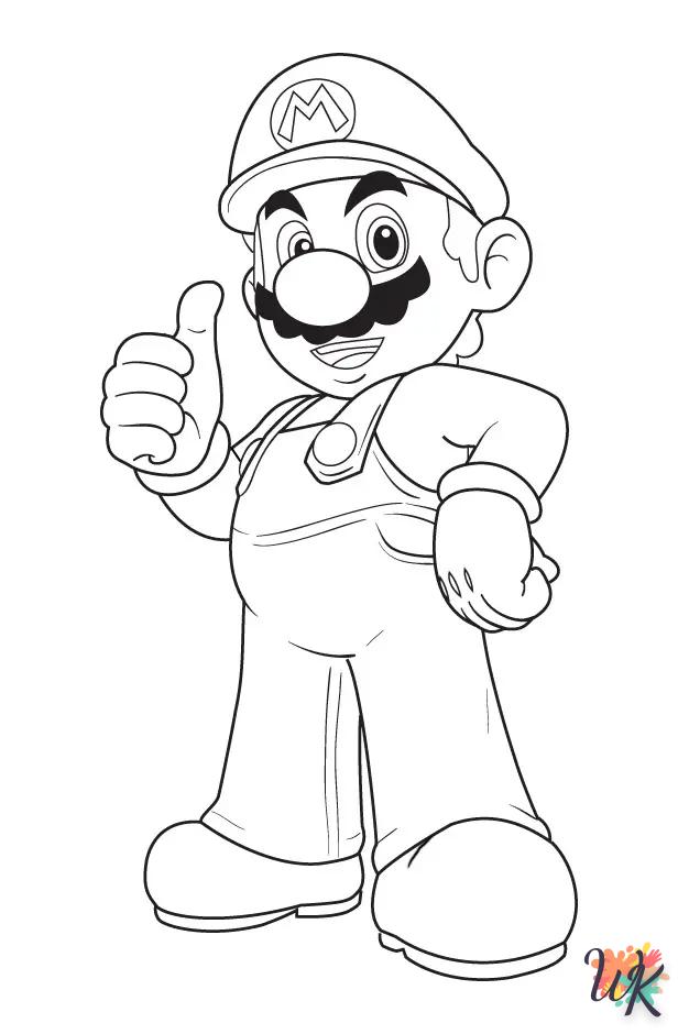 Dibujos para Colorear Super Mario Bros 4