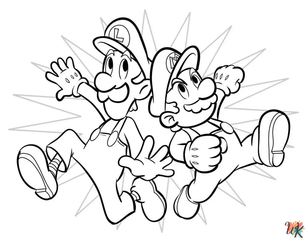 Dibujos para Colorear Super Mario Bros 6