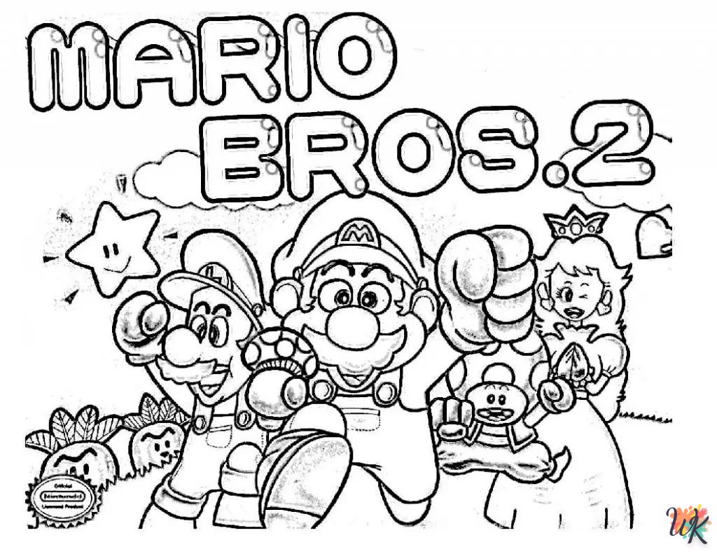 Dibujos para Colorear Super Mario Bros 7