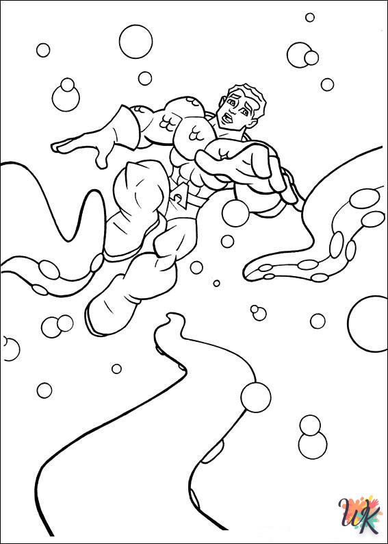 Dibujos para Colorear Superhero