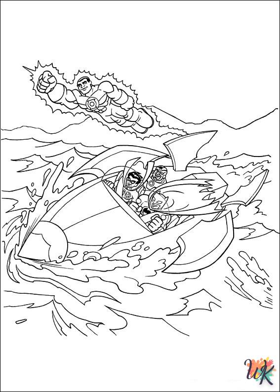 Dibujos para Colorear Superhero