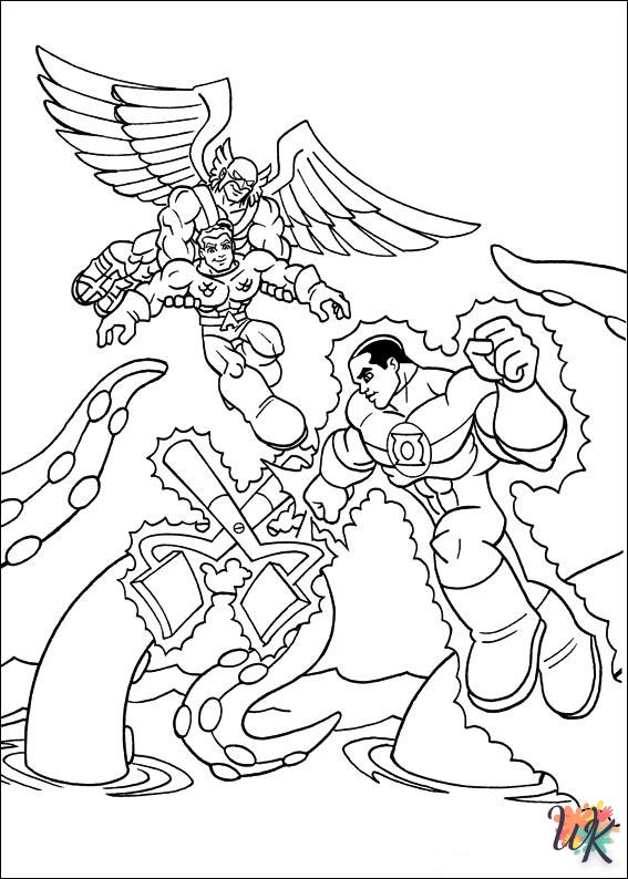 Dibujos para Colorear Superhero