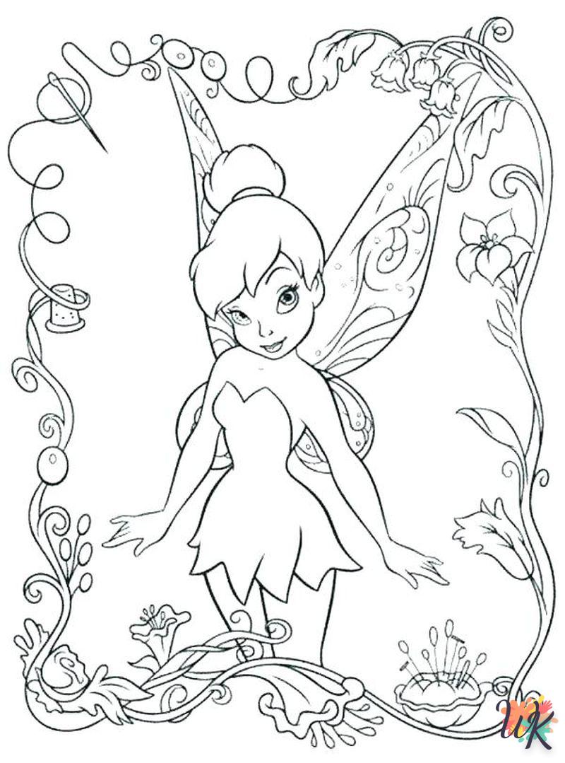 Dibujos para Colorear Tinker Bell 24