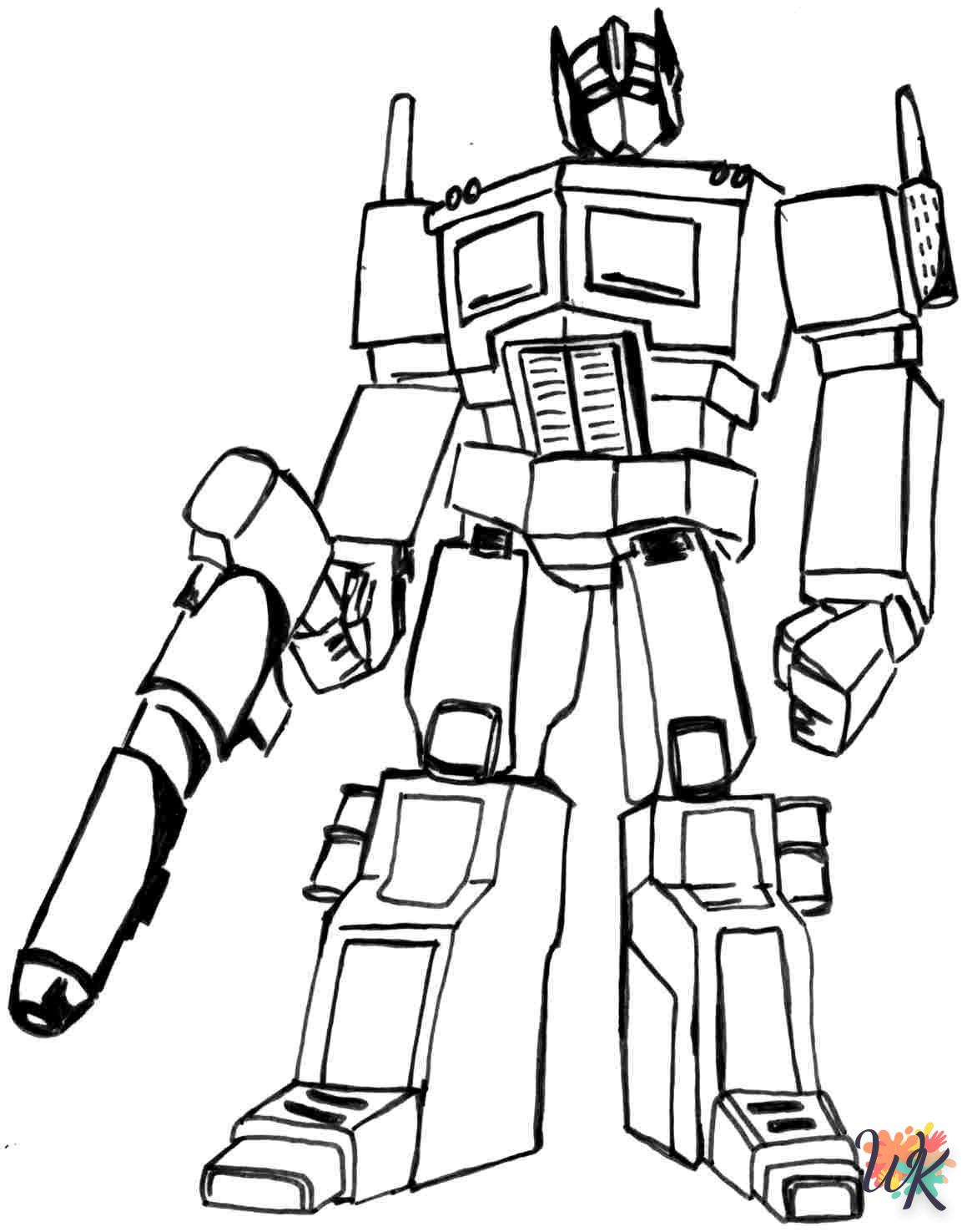 Dibujos para Colorear Transformers 4
