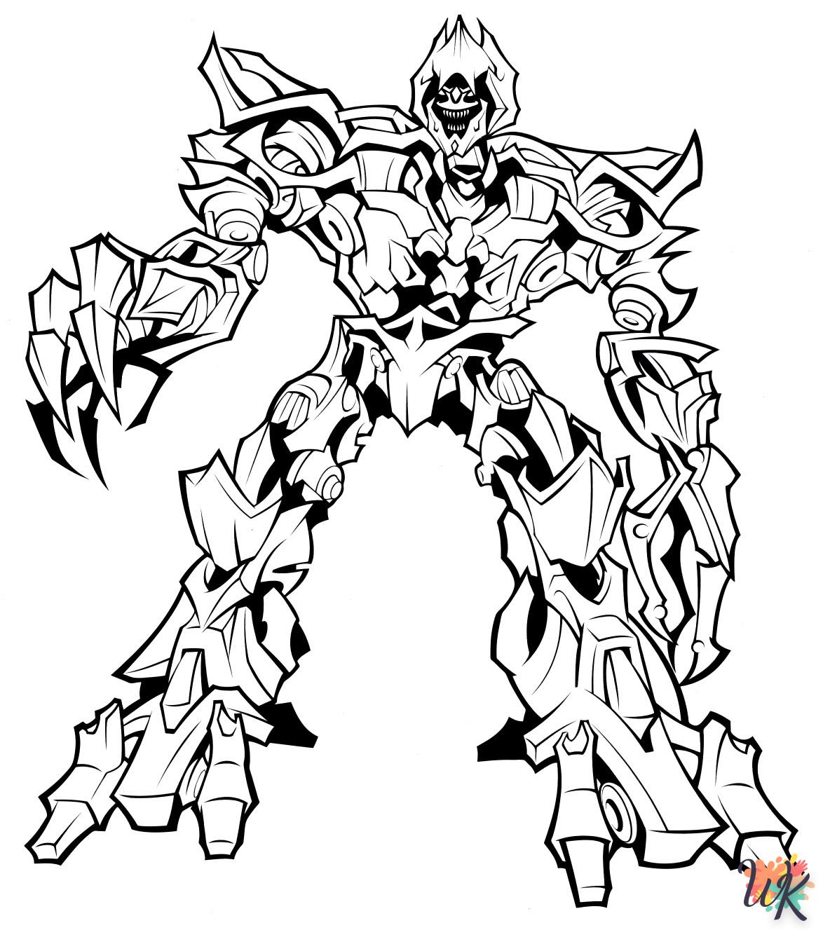 Dibujos para Colorear Transformers Megatron
