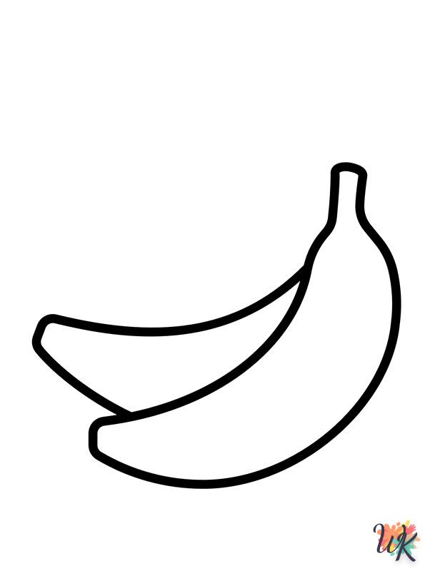 Dibujos para Colorear bananen