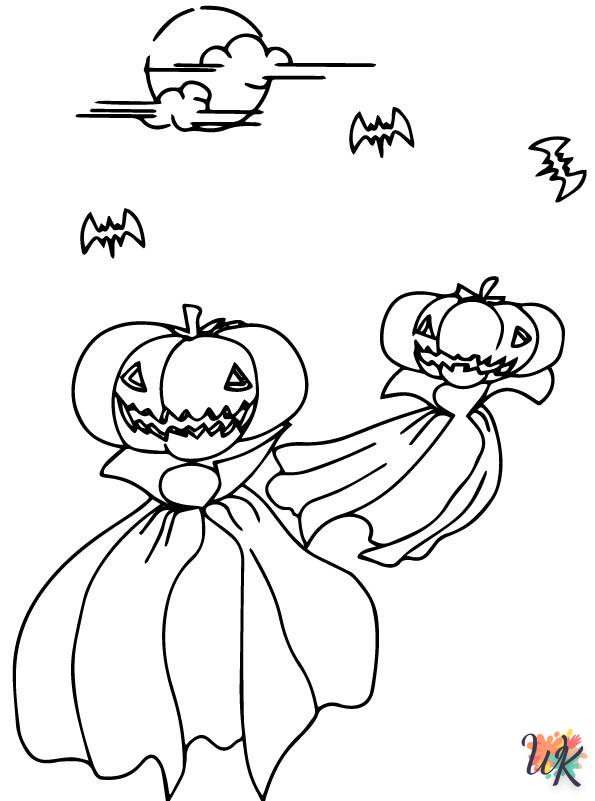 Dibujos para Colorear halloween 107