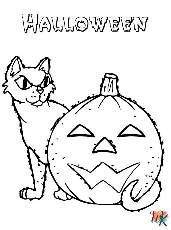 Dibujos para Colorear halloween 112