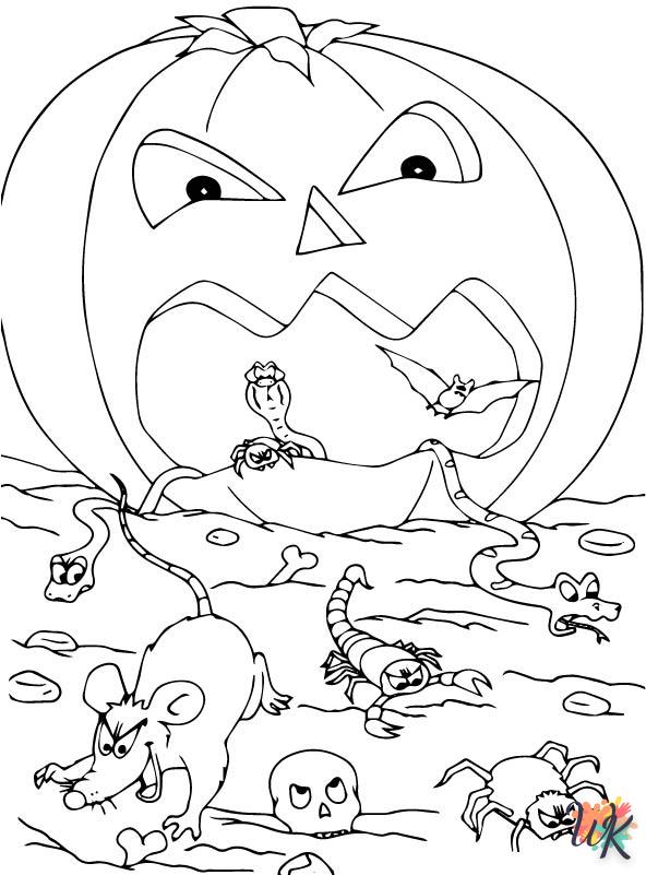 Dibujos para Colorear halloween 38