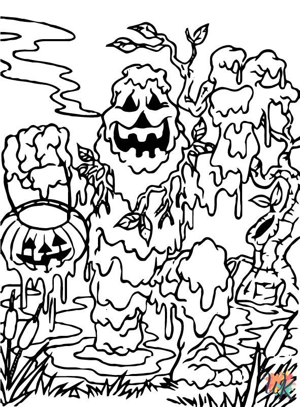 Dibujos para Colorear halloween 77