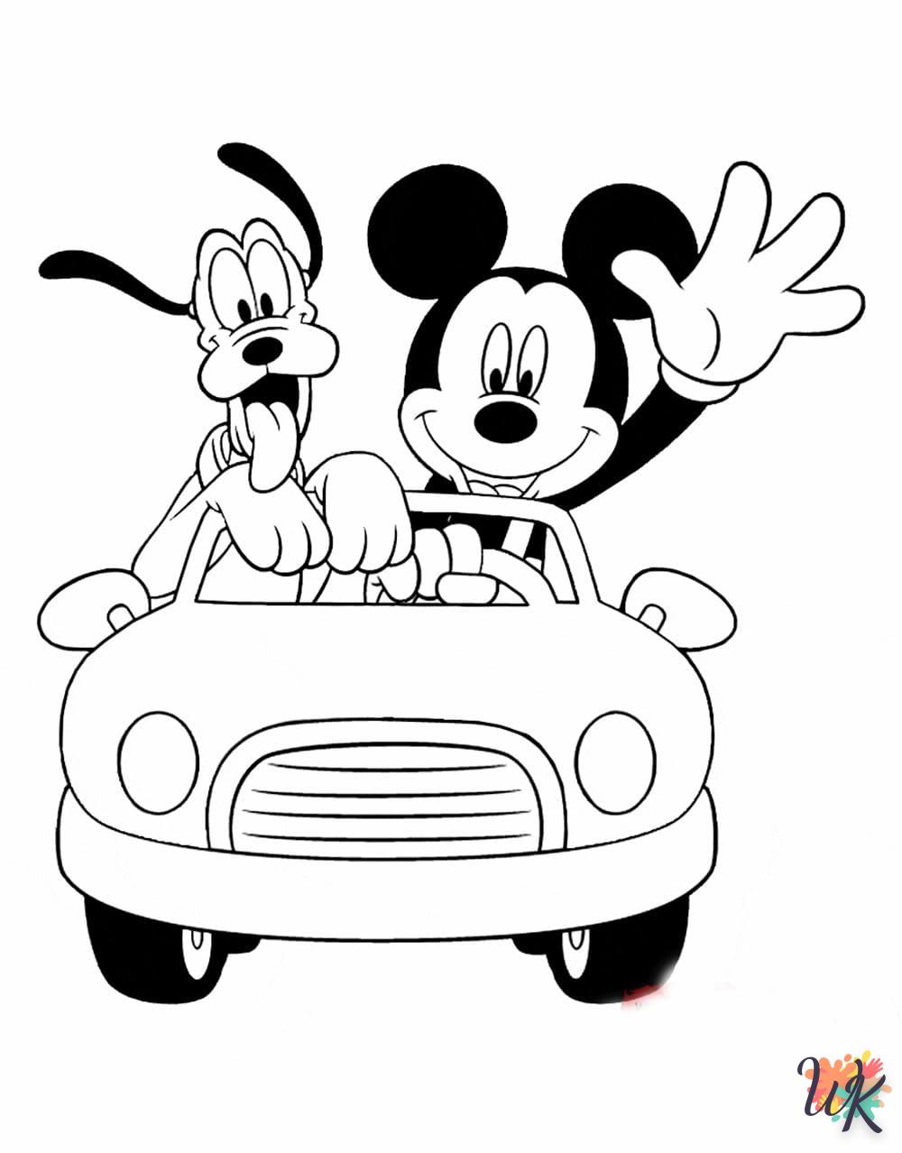 Dibujos para Colorear mickey mouse 10