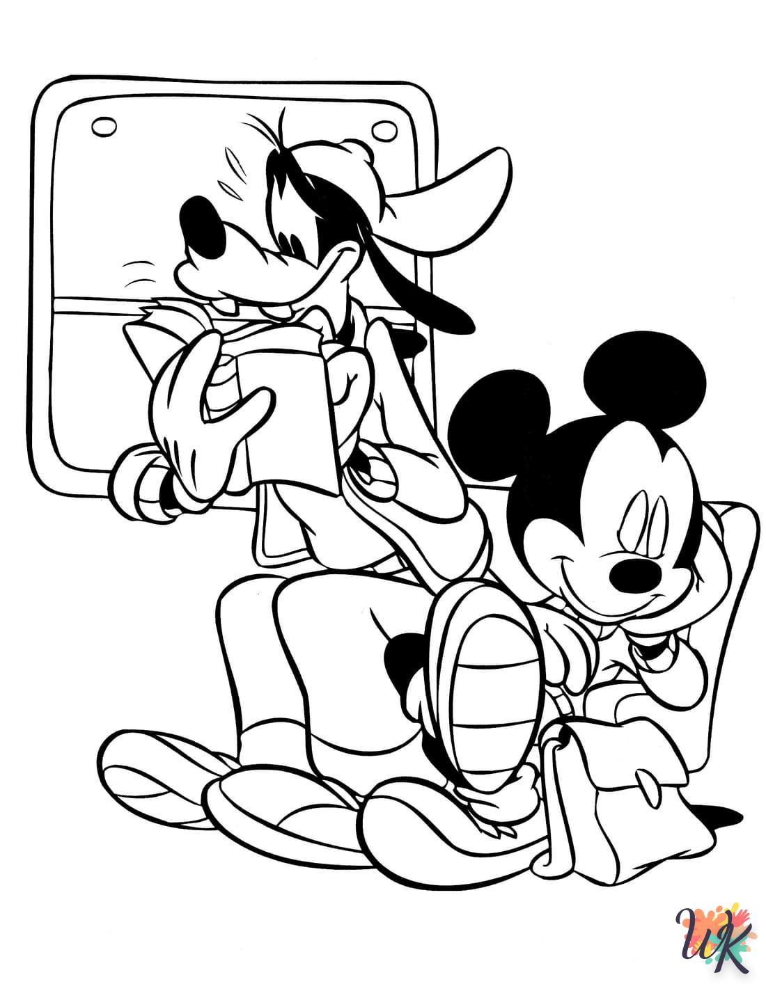 Dibujos para Colorear mickey mouse 12