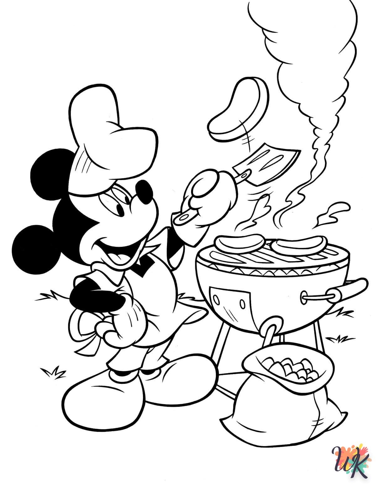 Dibujos para Colorear mickey mouse 14