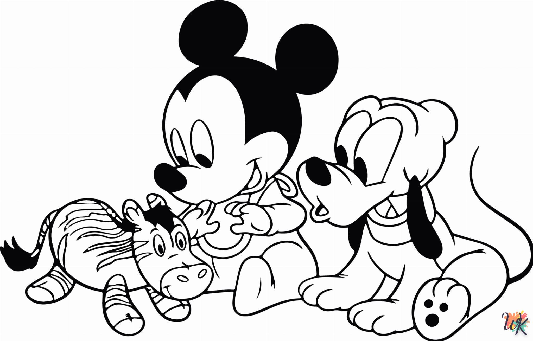 Dibujos para Colorear mickey mouse 18