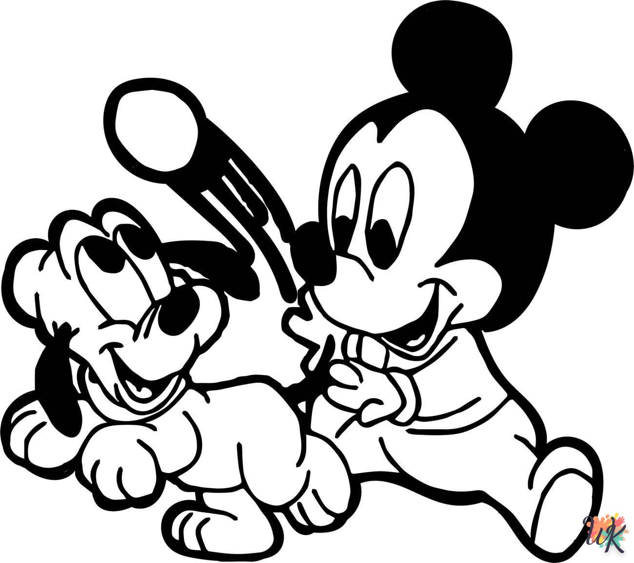 Dibujos para Colorear mickey mouse 35