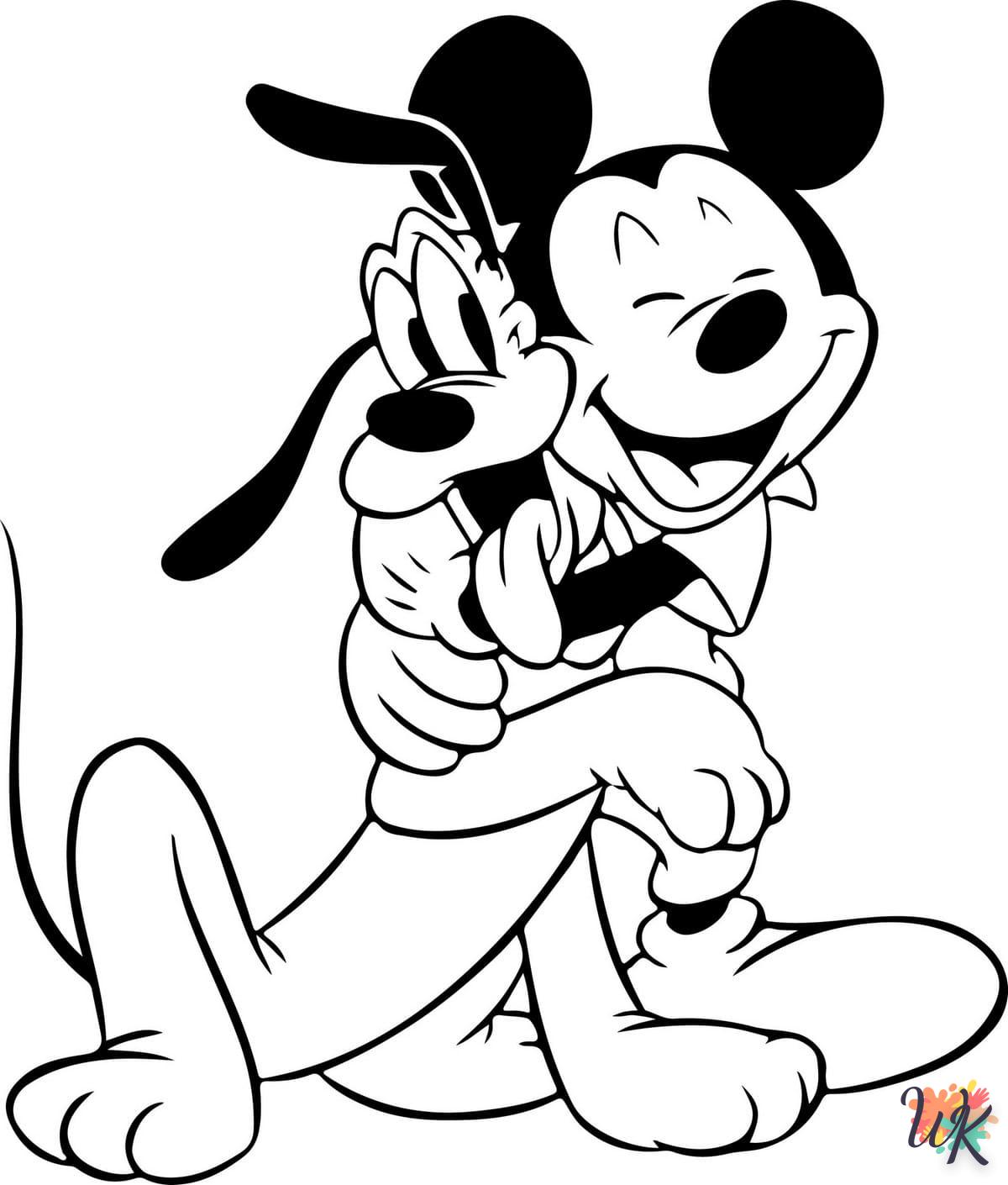 Dibujos para Colorear mickey mouse 38