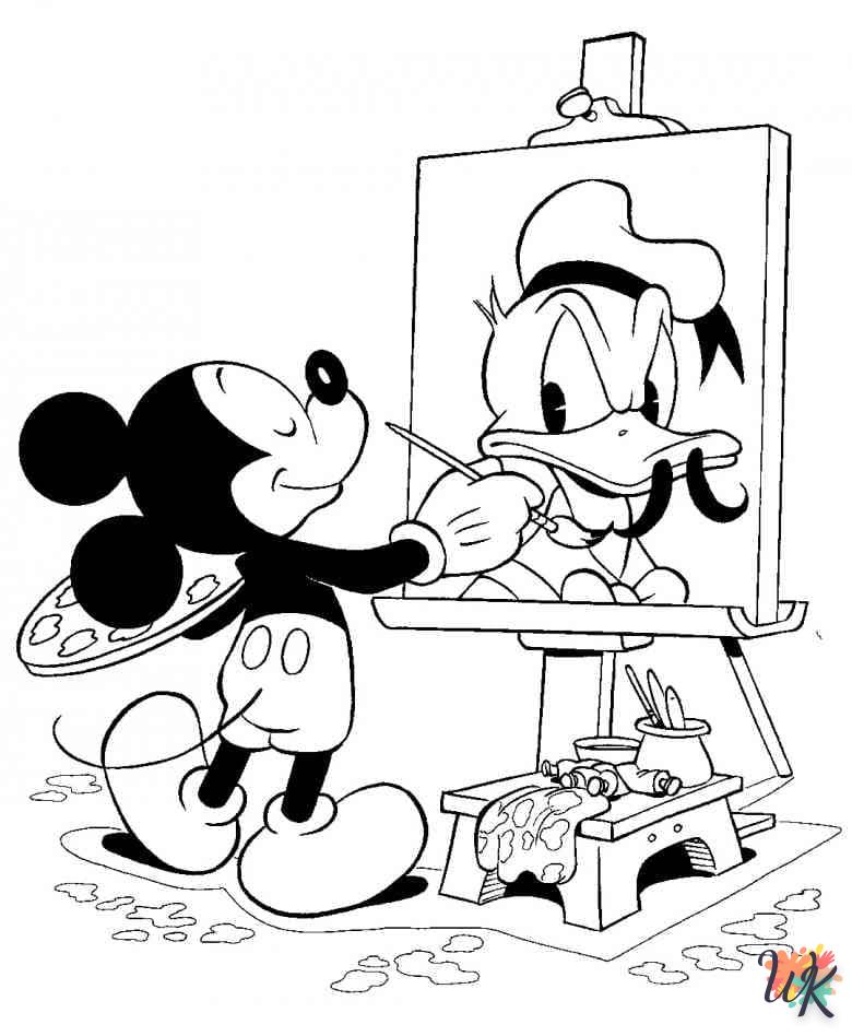 Dibujos para Colorear mickey mouse 4