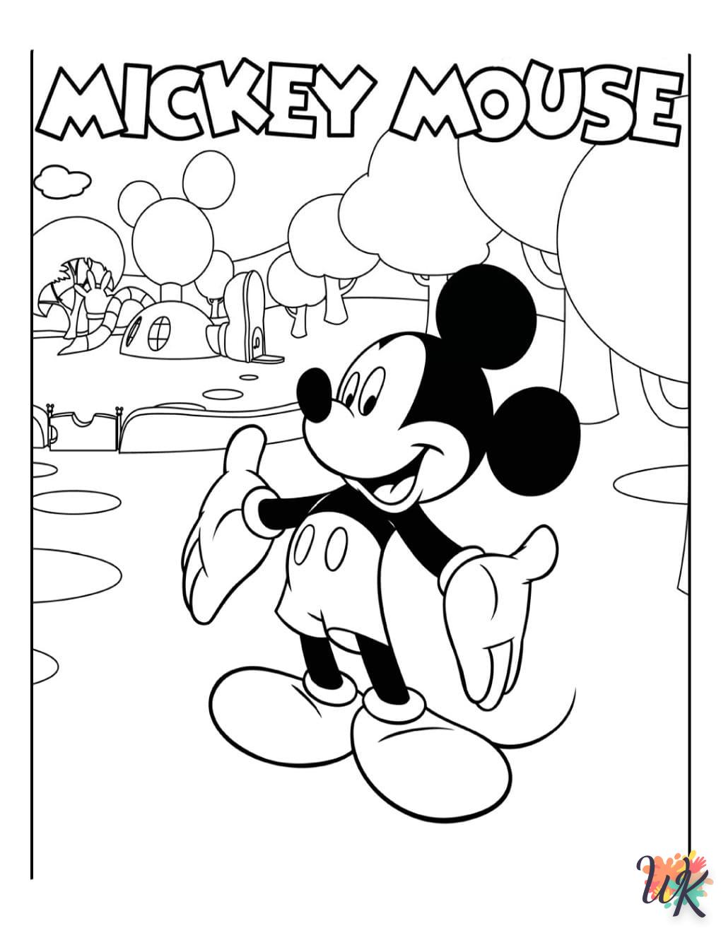 Dibujos para Colorear mickey mouse 51