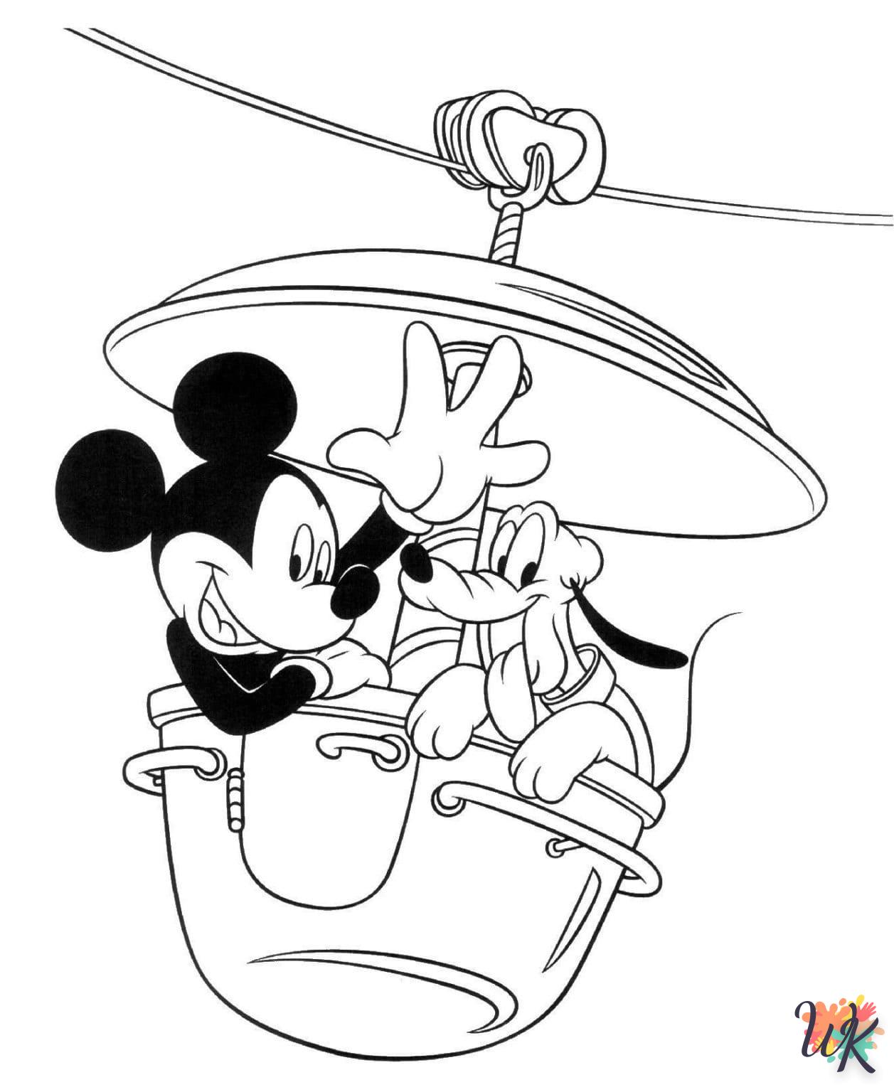 Dibujos para Colorear mickey mouse 6