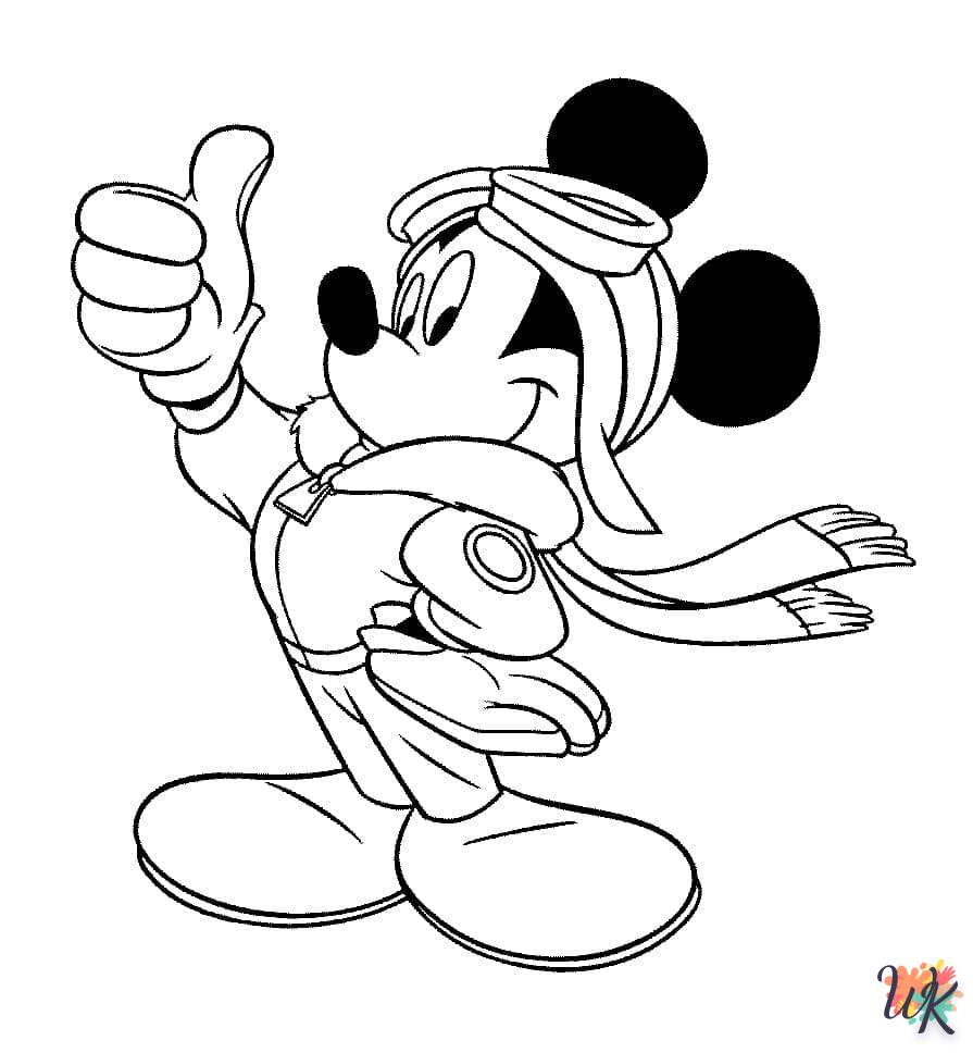 Dibujos para Colorear mickey mouse 71