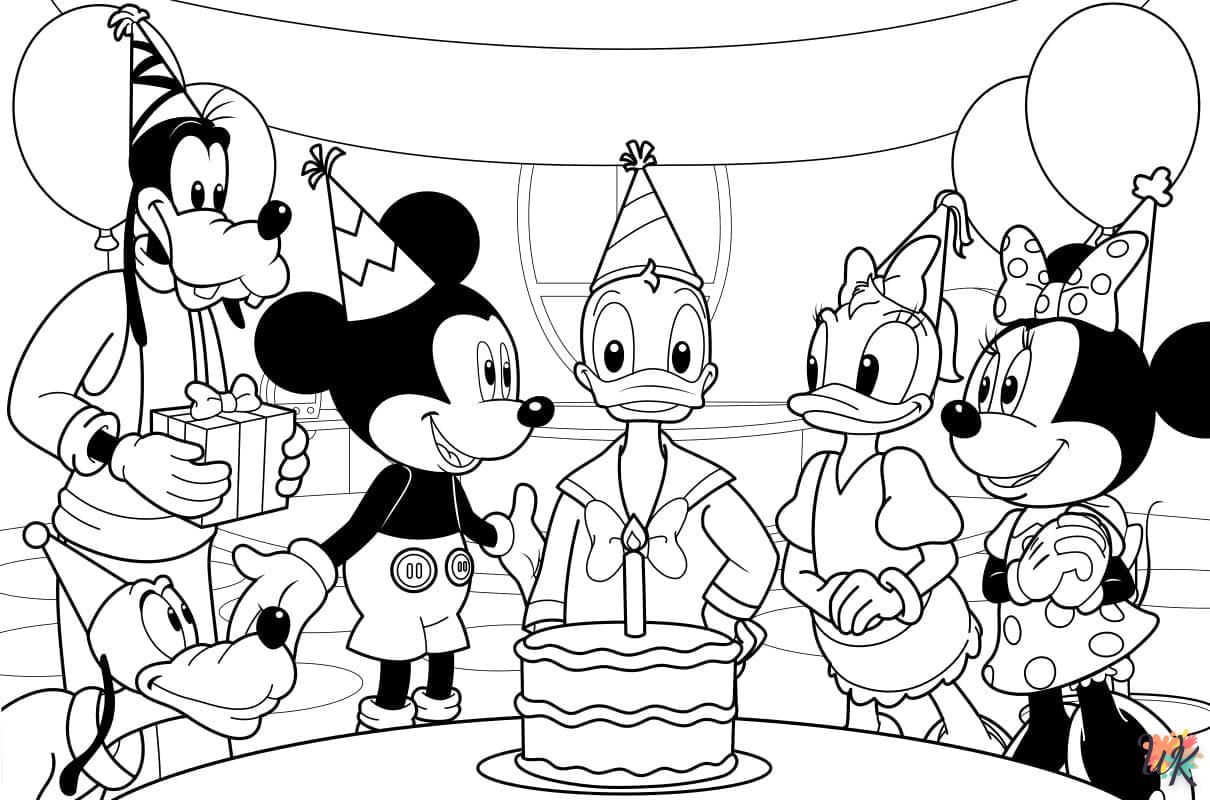 Dibujos para Colorear mickey mouse 72