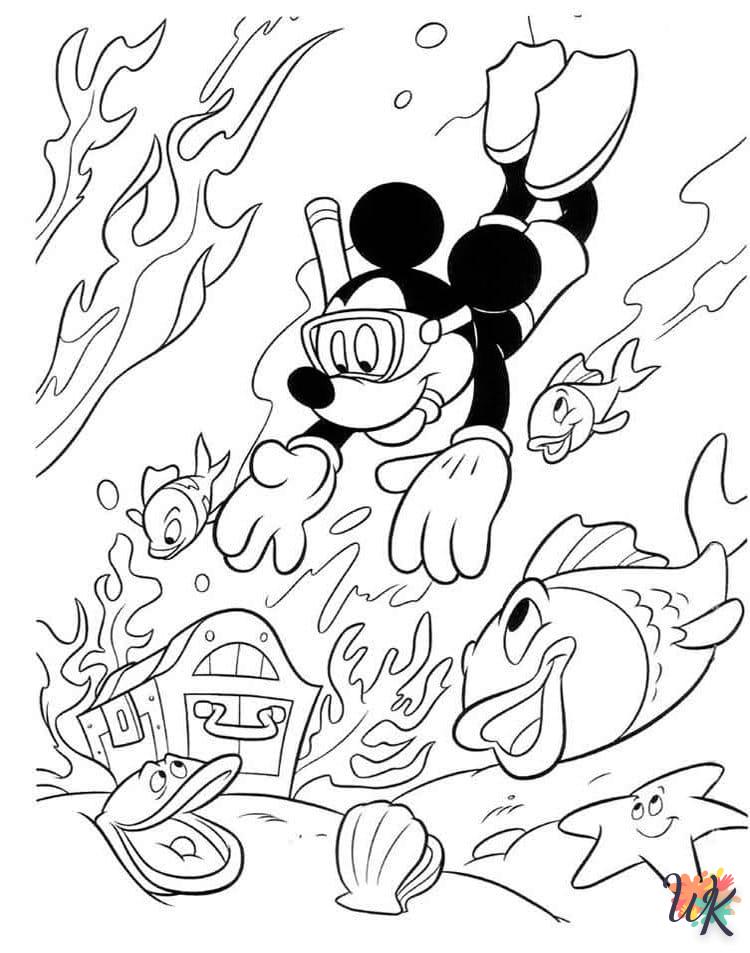 Dibujos para Colorear mickey mouse 76