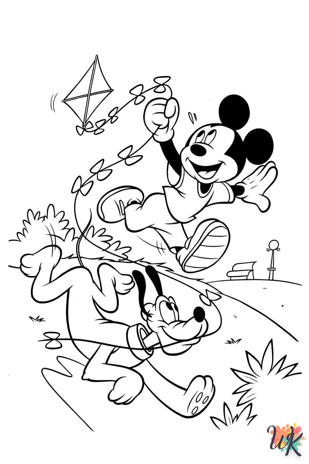 Dibujos para Colorear mickey mouse 8