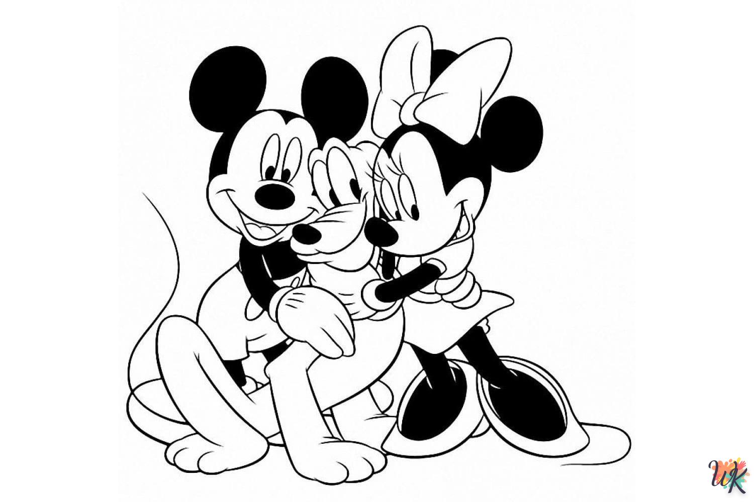 Dibujos para Colorear mickey mouse 9