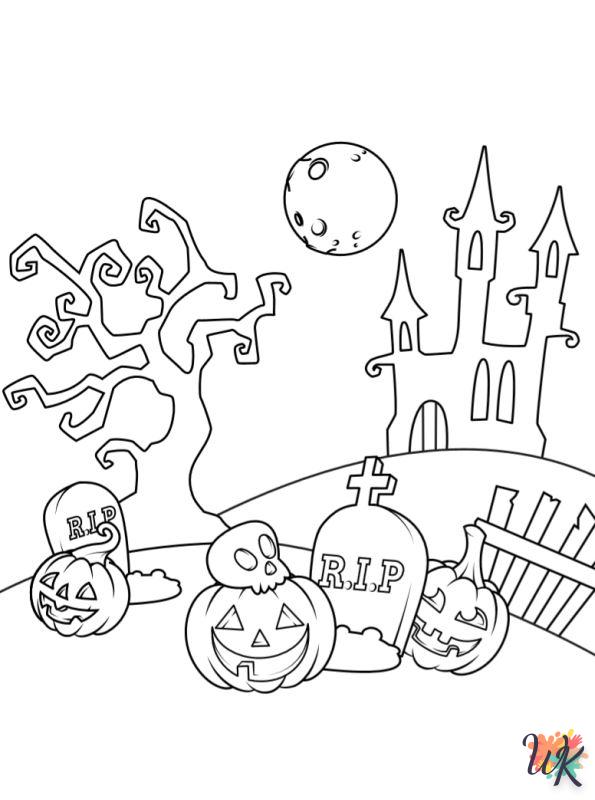 Dibujos para Colorear ninos de halloween 12