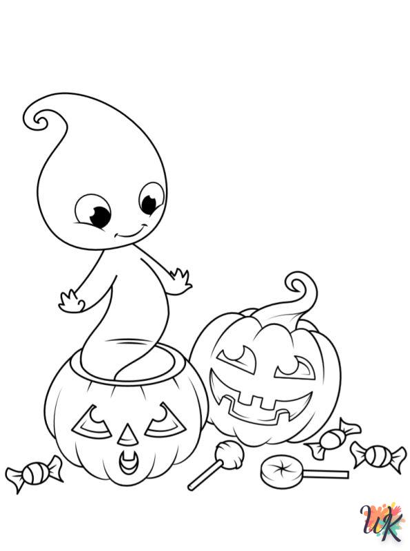 Dibujos para Colorear ninos de halloween 20
