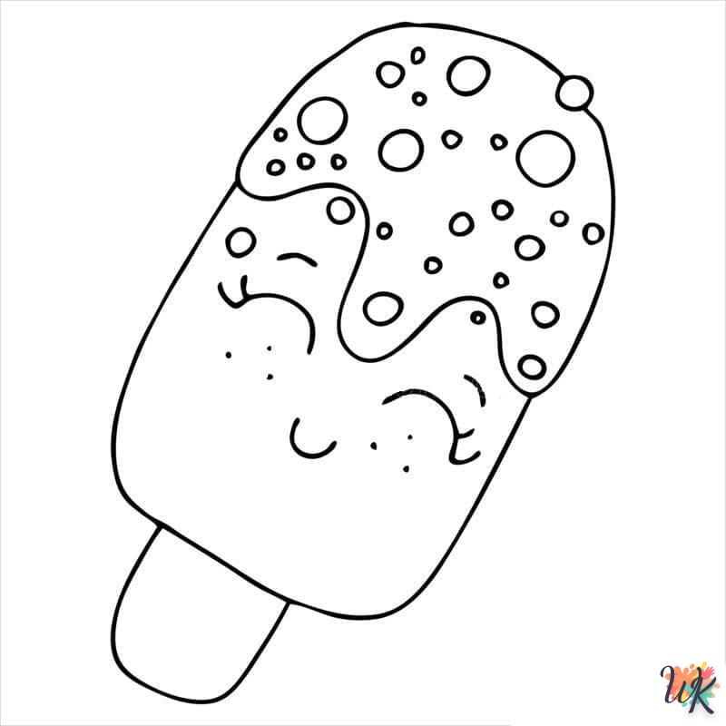 Dibujos para Colorear paleta de hielo 14