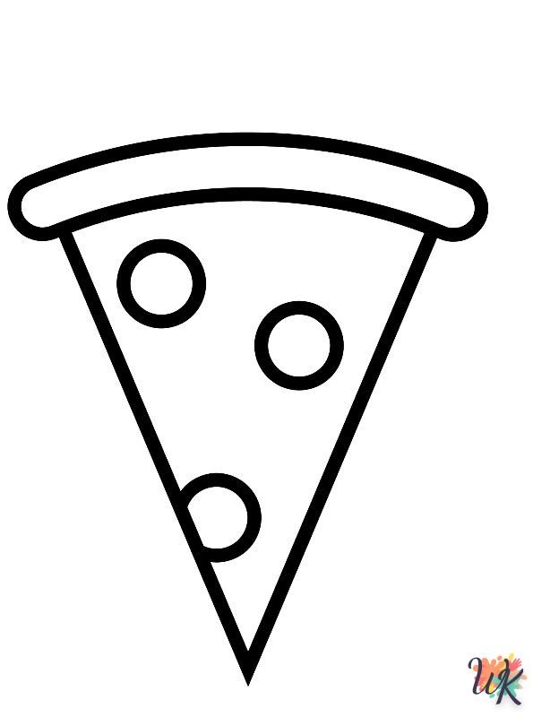 Dibujos para Colorear pizza punt