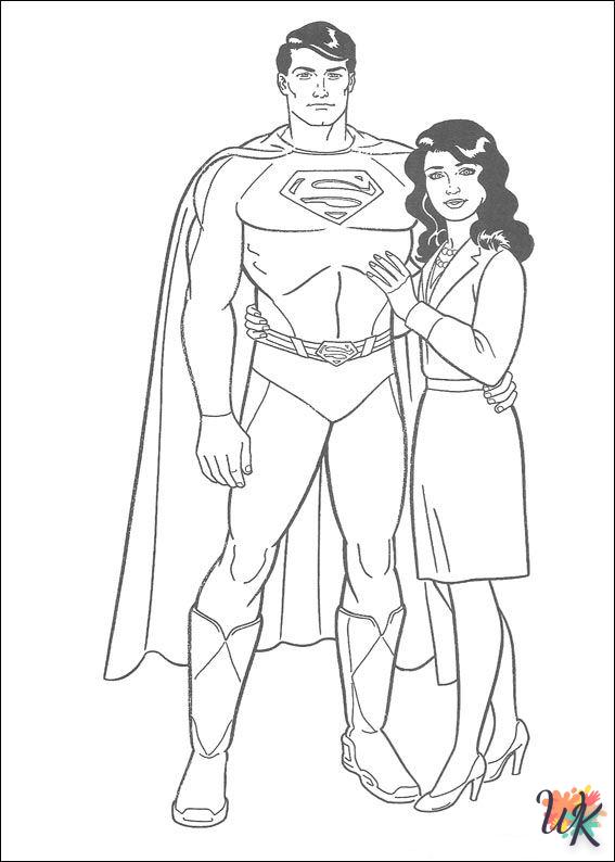 Dibujos para Colorear superman 12