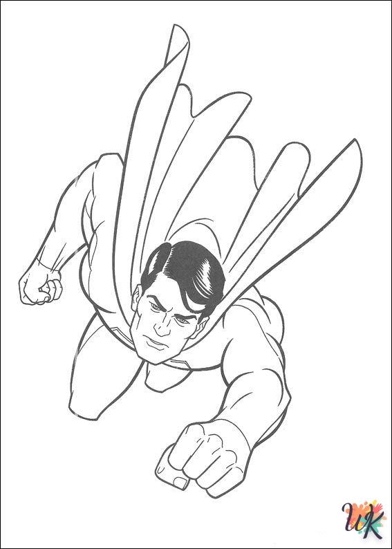Dibujos para Colorear superman 18