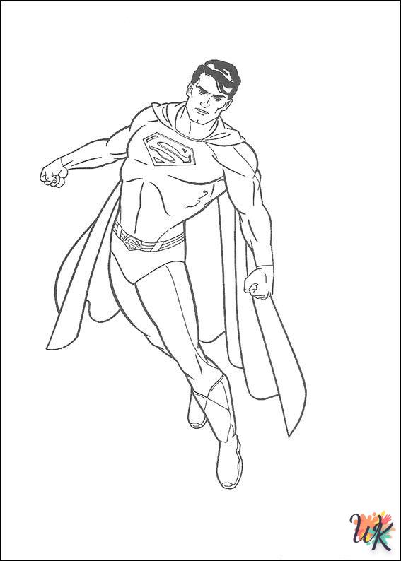 Dibujos para Colorear superman 19