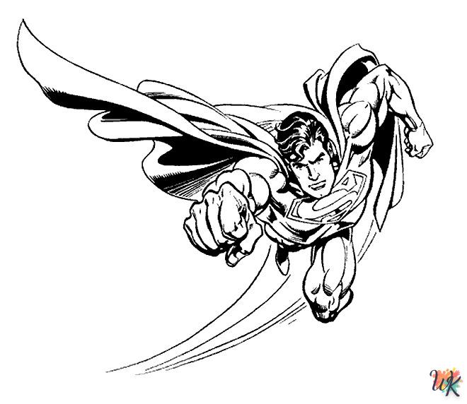 Dibujos para Colorear superman 2