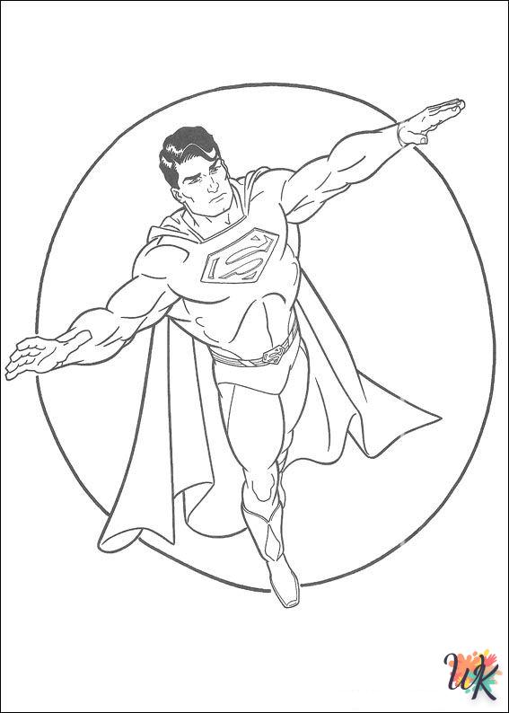 Dibujos para Colorear superman 21