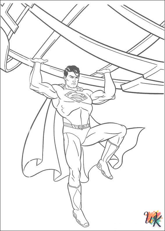 Dibujos para Colorear superman 22