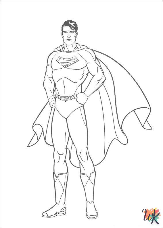 Dibujos para Colorear superman 26