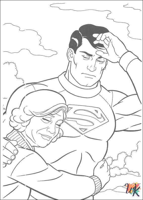 Dibujos para Colorear superman 27