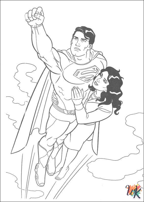 Dibujos para Colorear superman 29