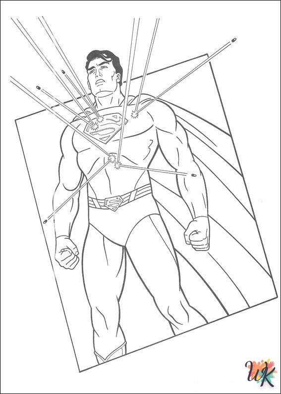 Dibujos para Colorear superman 31