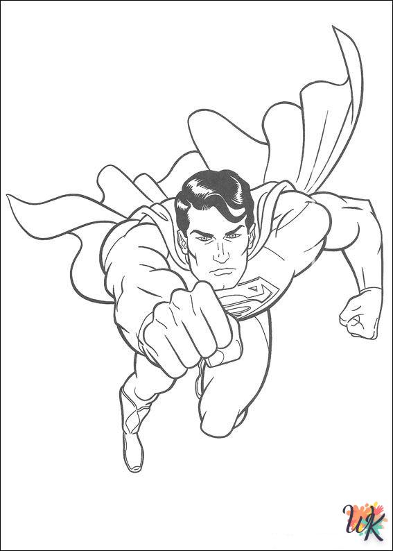 Dibujos para Colorear superman 33